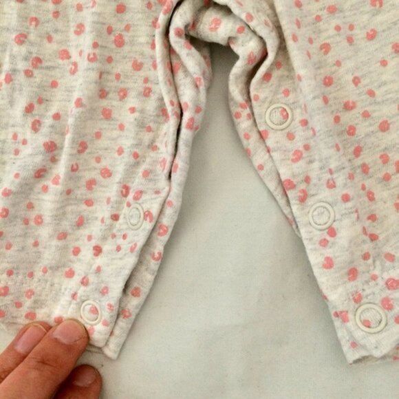 Carter Just One You kids One Piece Bodysuit Size 3 Months Kitty Pink Gray Girls - Picture 10 of 12